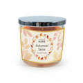 Autumnal spiced candle with mirrored lid