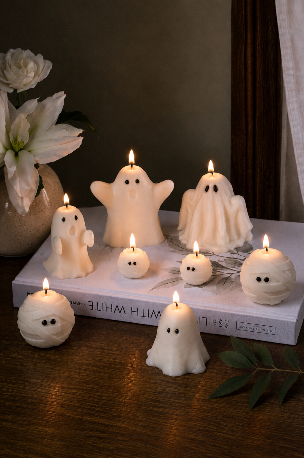 Ghost Candles - Halloween Candles